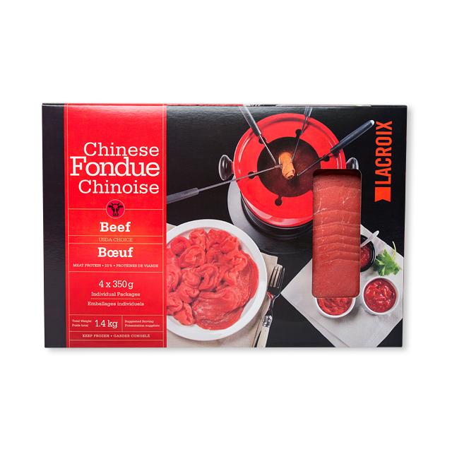 Viandes Lacroix - ​Thinly sliced beef, family-size pack